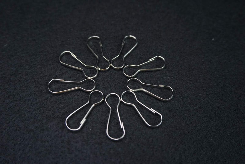 INNETOC 200 Pcs 1" (25mm) Metal Spring Hooks Purse Pulis Snap Clip for Lanyard Zipper Mask Pull Id Card (25mm, Nickel) - Image 4